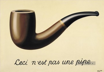 der Verrat der Bilder ist keine Pfeife 1948 2 René Magritte Ölgemälde